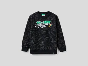 Boys Printed Round Neck Sweatshirt