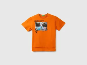 Boys Printed Round Neck T-shirt