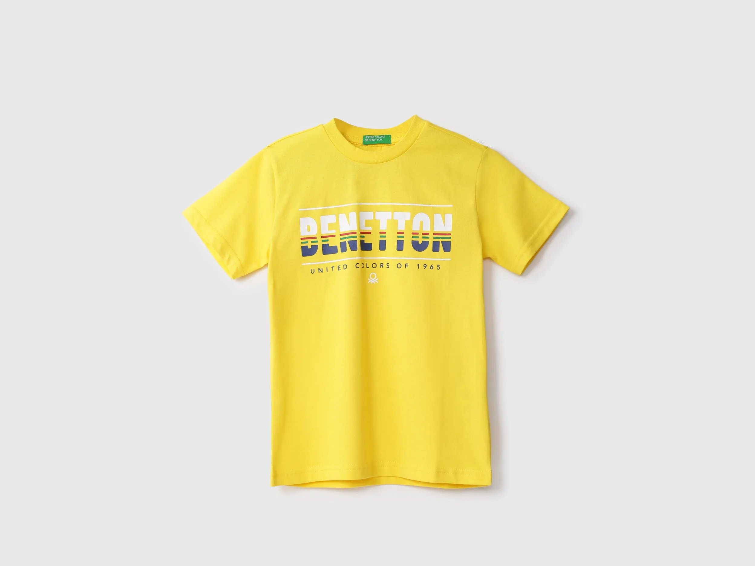 Boys Yellow Printed Regular T Shirt