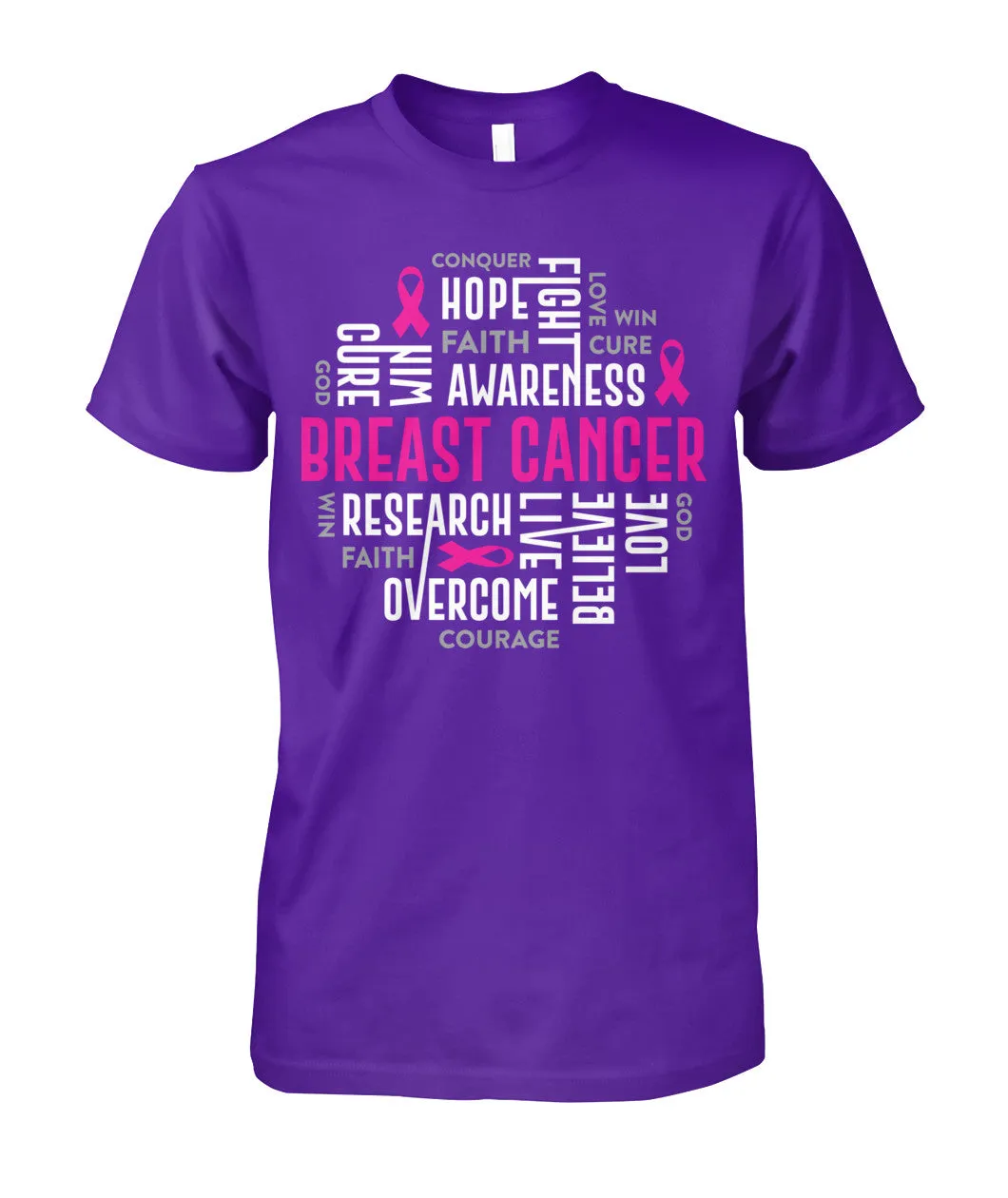 Breast Cancer Motivational Shirts and Long Sleeves