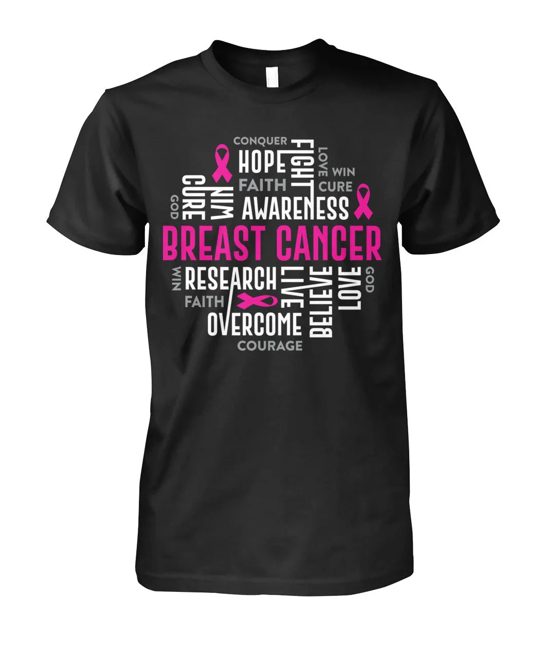 Breast Cancer Motivational Shirts and Long Sleeves