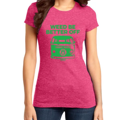 Bus Logo, Women Heathered T-Shirt