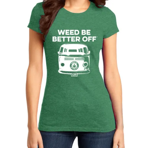 Bus Logo, Women Heathered T-Shirt
