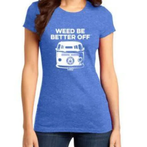 Bus Logo, Women Heathered T-Shirt