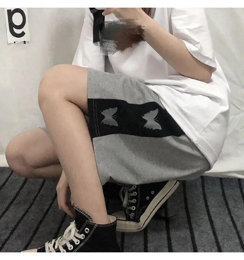 Butterfly Side Printed Shorts Pants