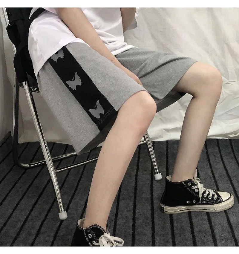 Butterfly Side Printed Shorts Pants