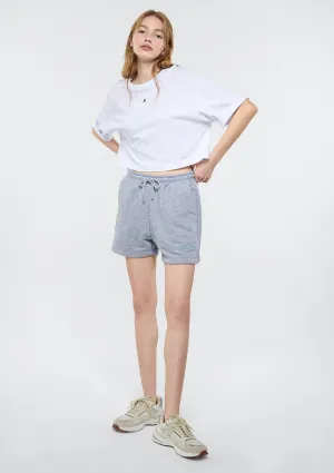 California Printed Grey Shorts