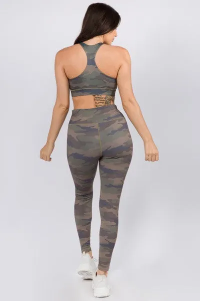 Camo High Rise Performance Leggings