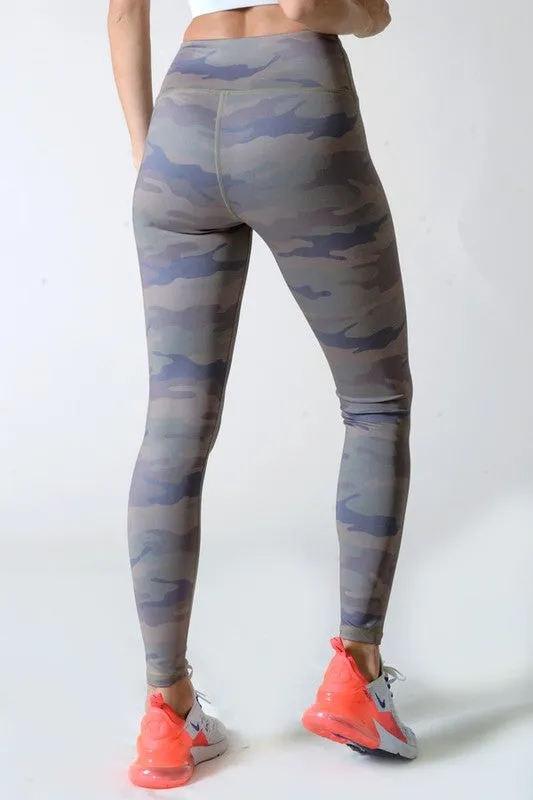 Camo High Rise Performance Leggings