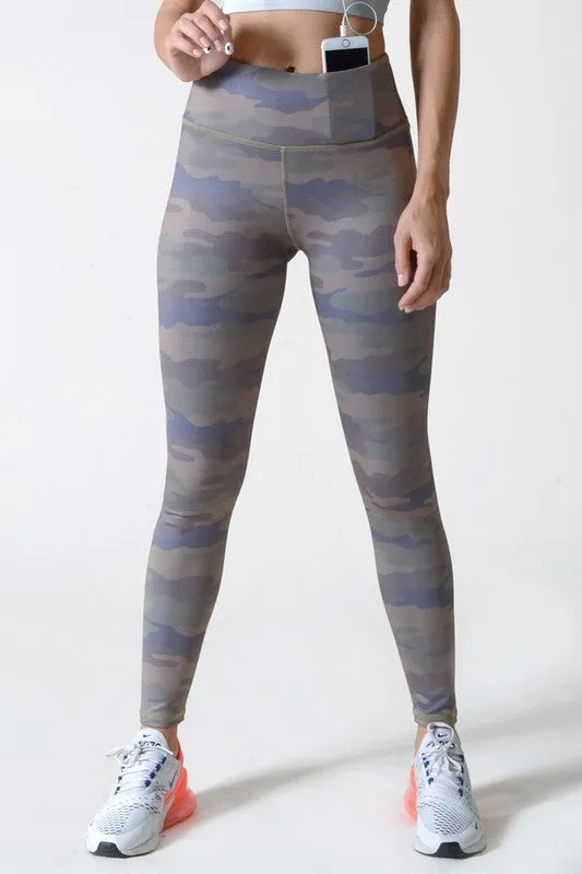 Camo High Rise Performance Leggings