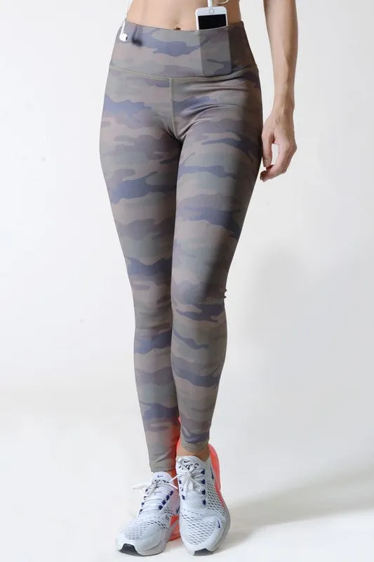 Camo High Rise Performance Leggings