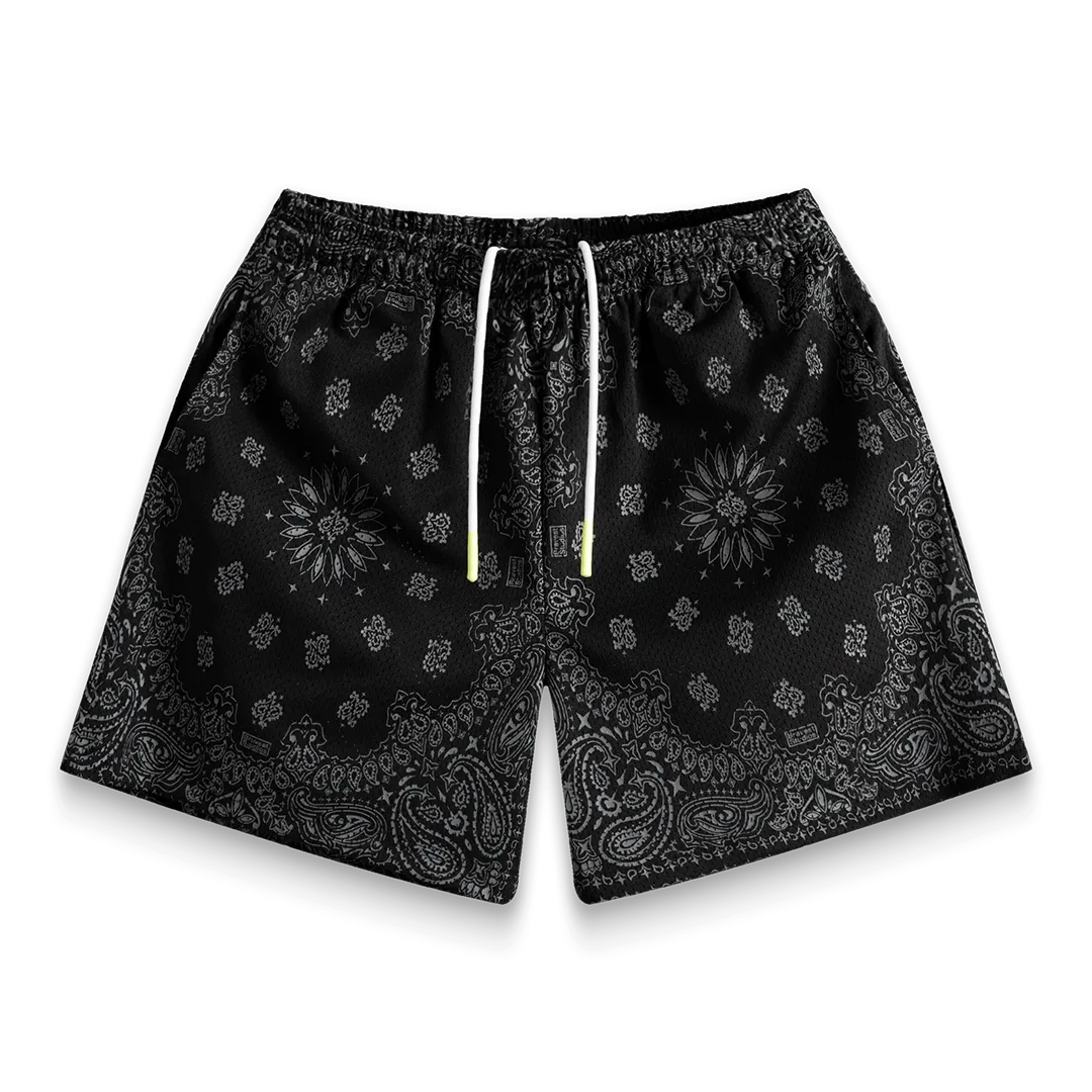 Carbon Paisley Shorts
