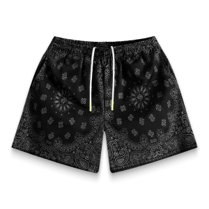 Carbon Paisley Shorts