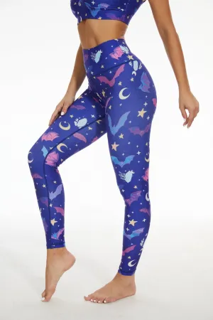 Celestial Bat Leggings – Midnight Flight