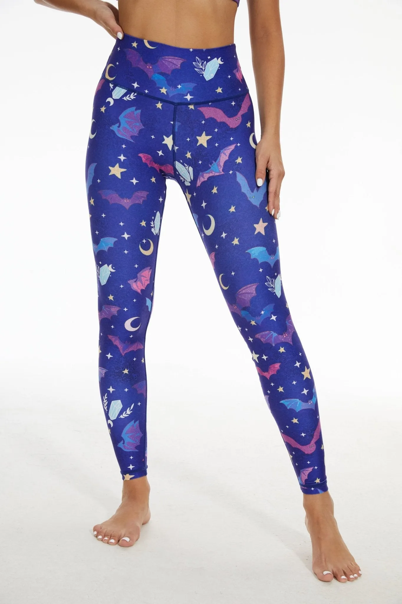 Celestial Bat Leggings – Midnight Flight