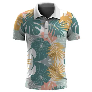 Chic Hawaiian Polo Shirt for Trendy Men