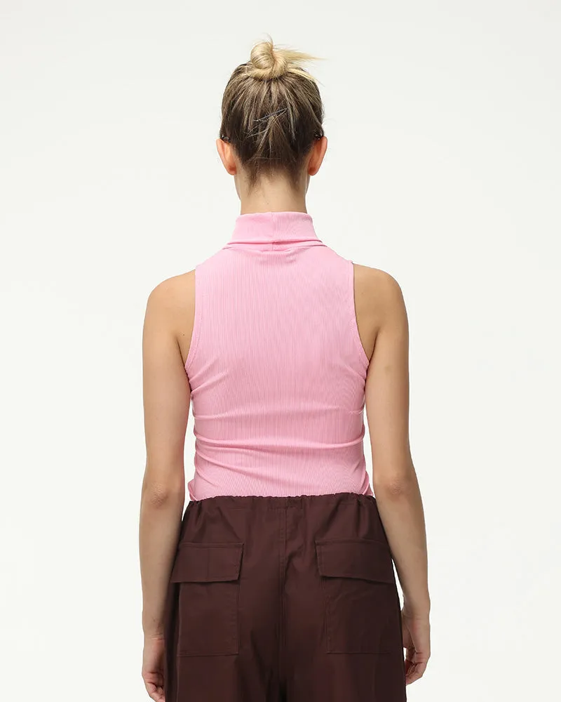 Chic Impulsion High Neck Tank Top