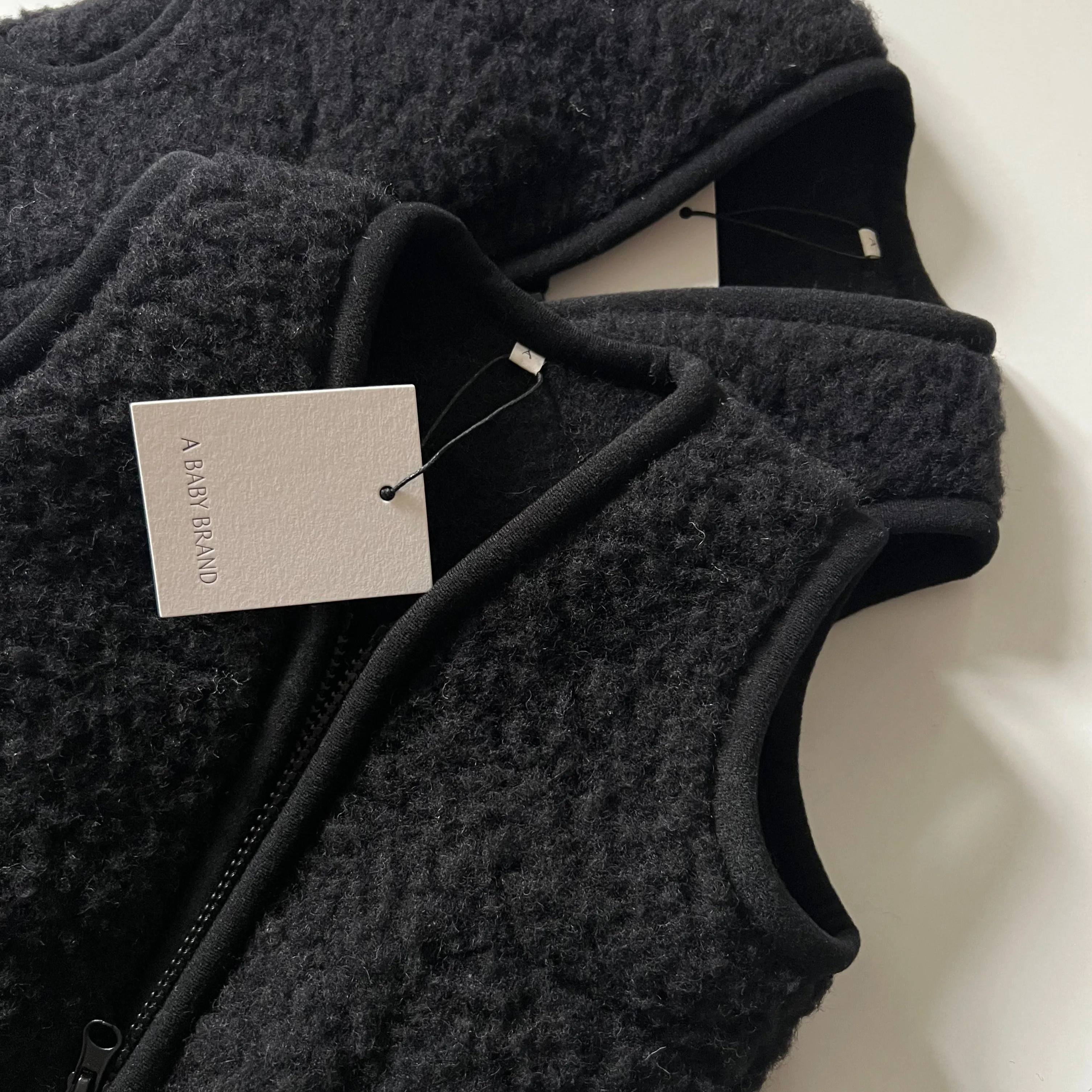 Clara 100% Wool Vest (Black)