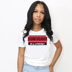 Clark Atlanta | 90s ALUMNI White Ladies Tees (**)