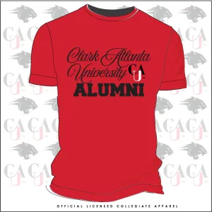 Clark Atlanta | SCRIPT ALUMNI Red Unisex Tees (**)