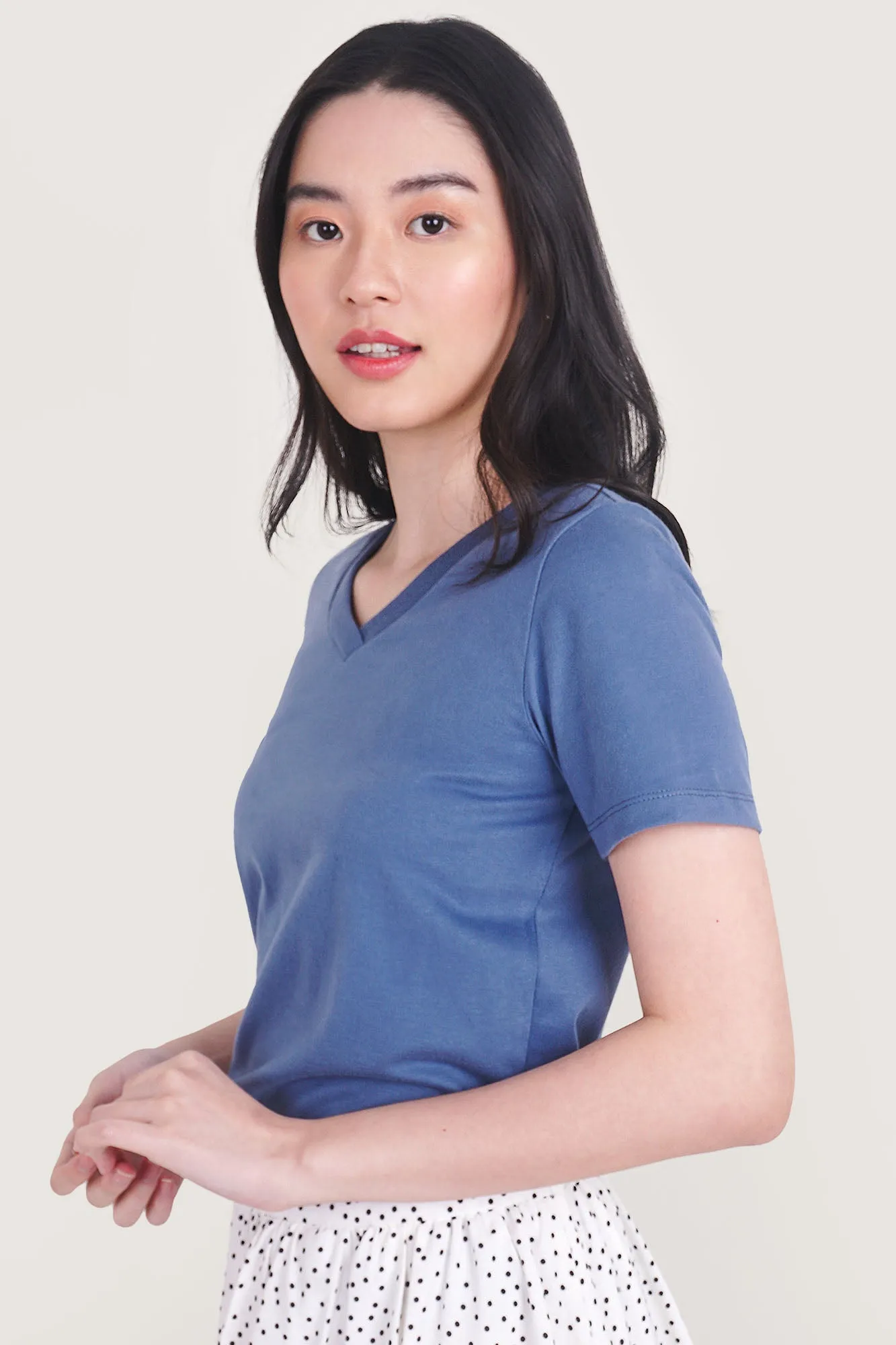 Closet Staples Textured V-Neck Tee