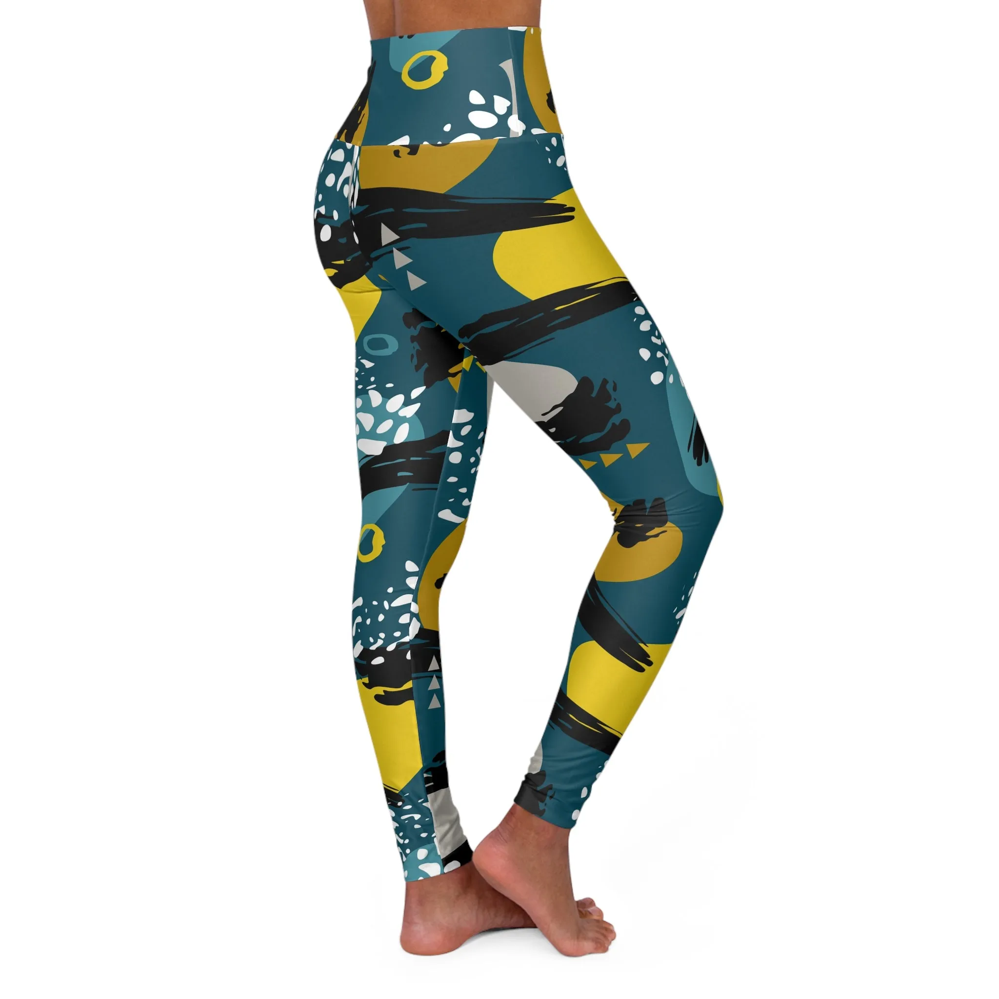 Colorful High Waisted Yoga Leggings - Perfect for Active Lifestyle