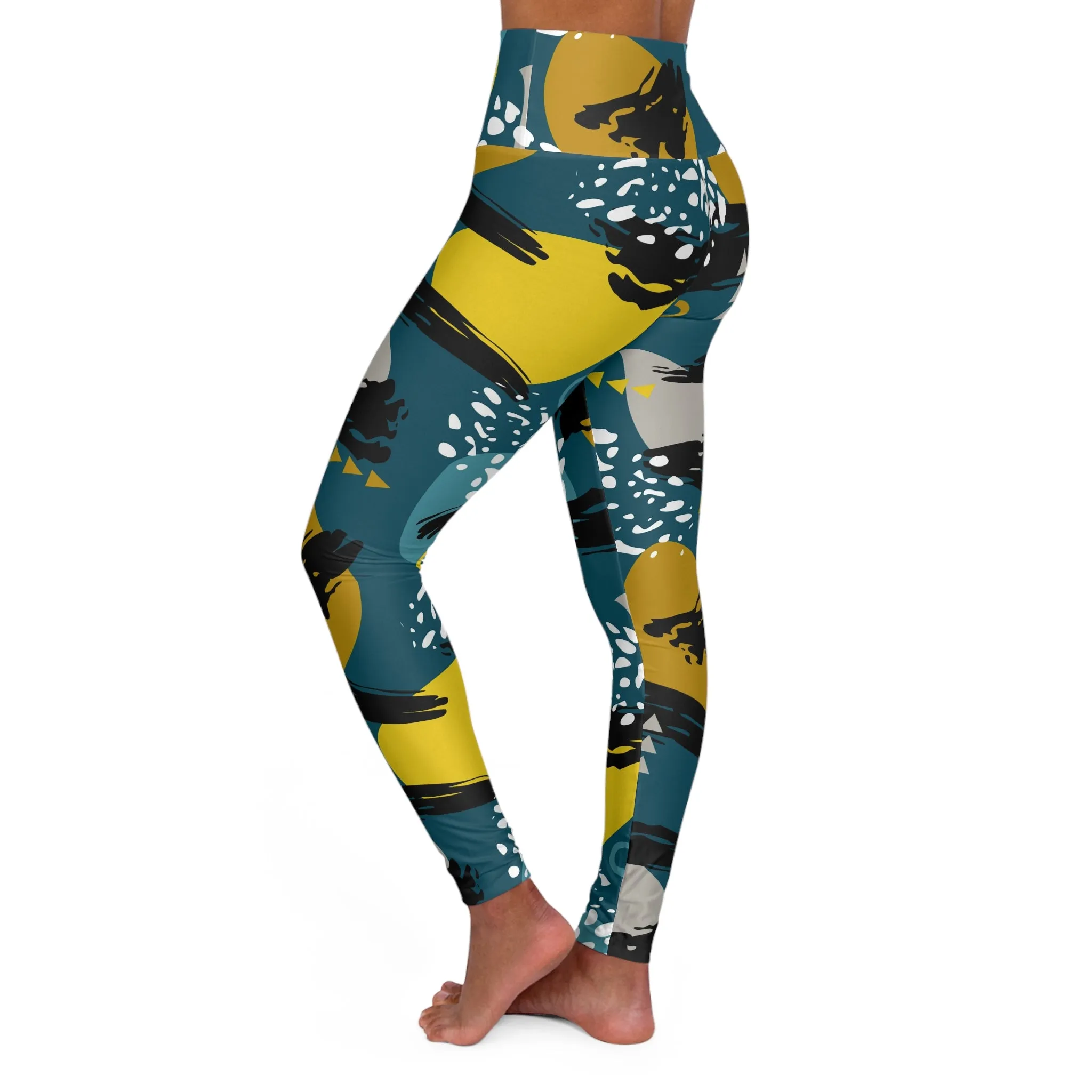 Colorful High Waisted Yoga Leggings - Perfect for Active Lifestyle