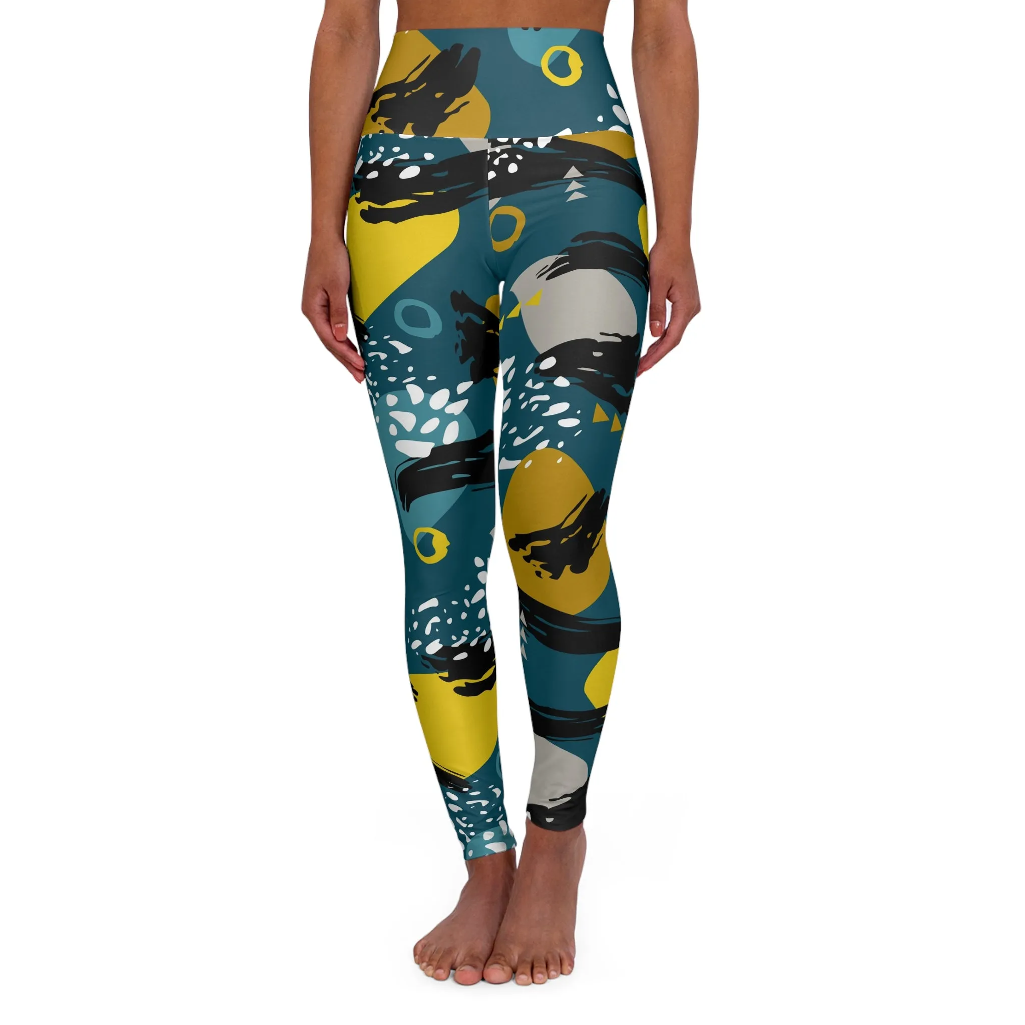 Colorful High Waisted Yoga Leggings - Perfect for Active Lifestyle