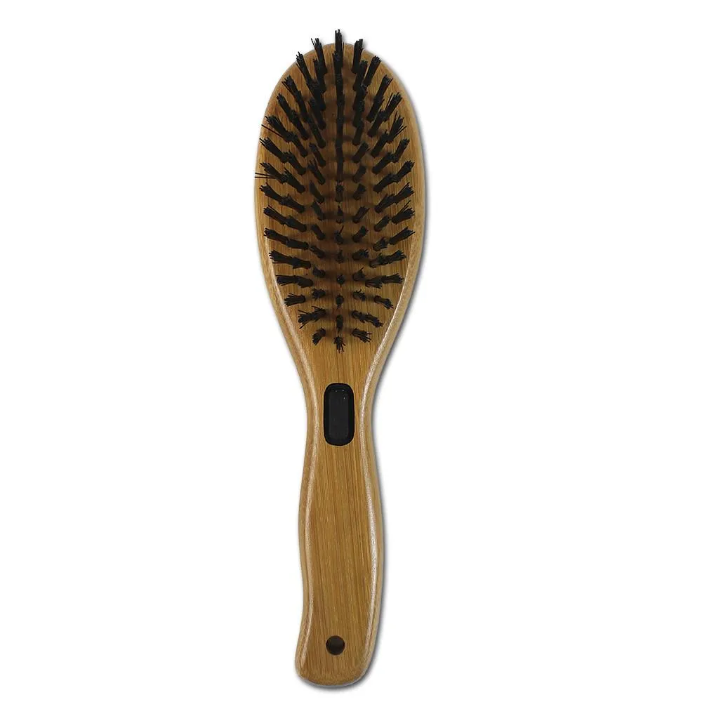 Combo Brush with Bristles & Stainless Steel Pins