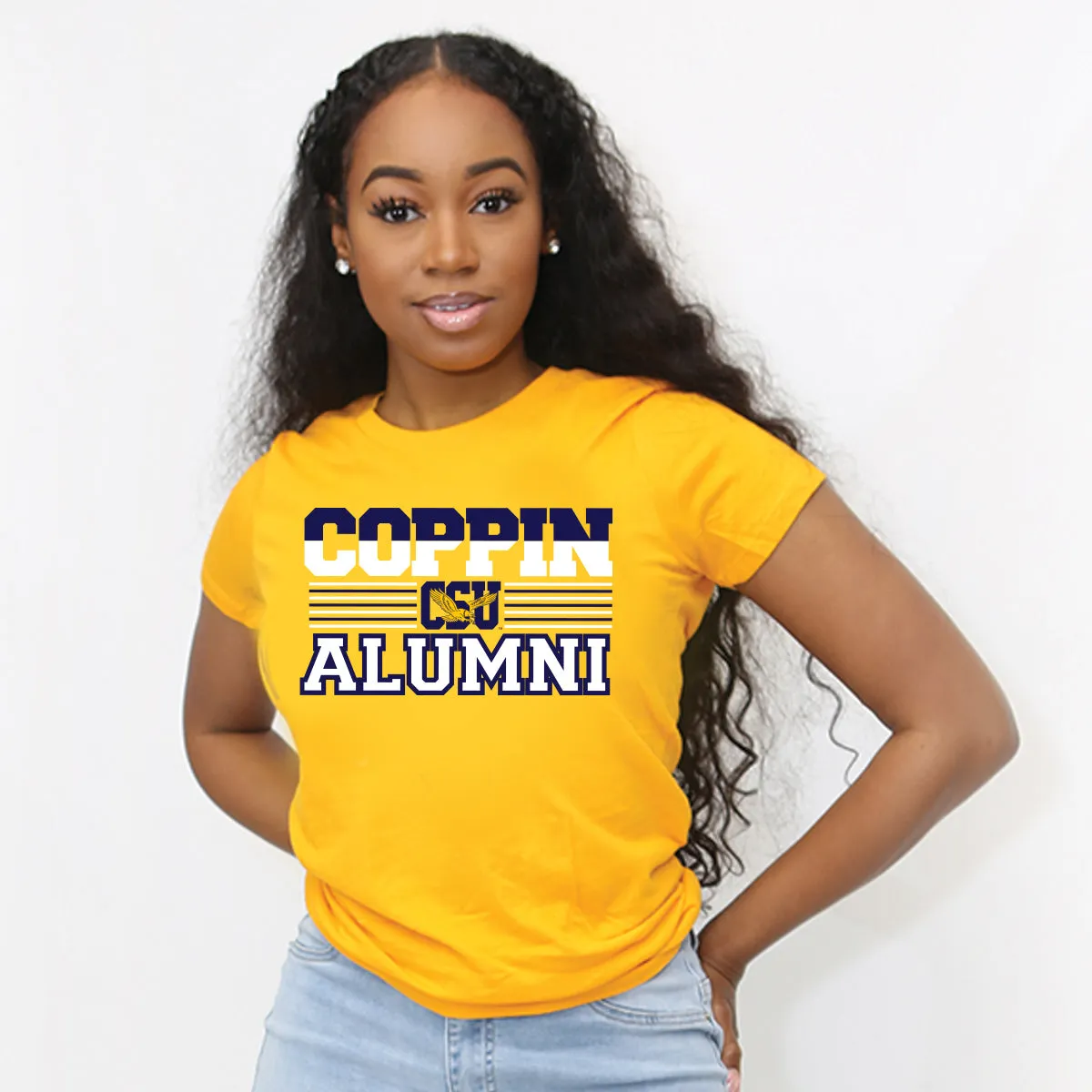 Coppin St. | ALUMNI Gold Ladies Tees (DK)