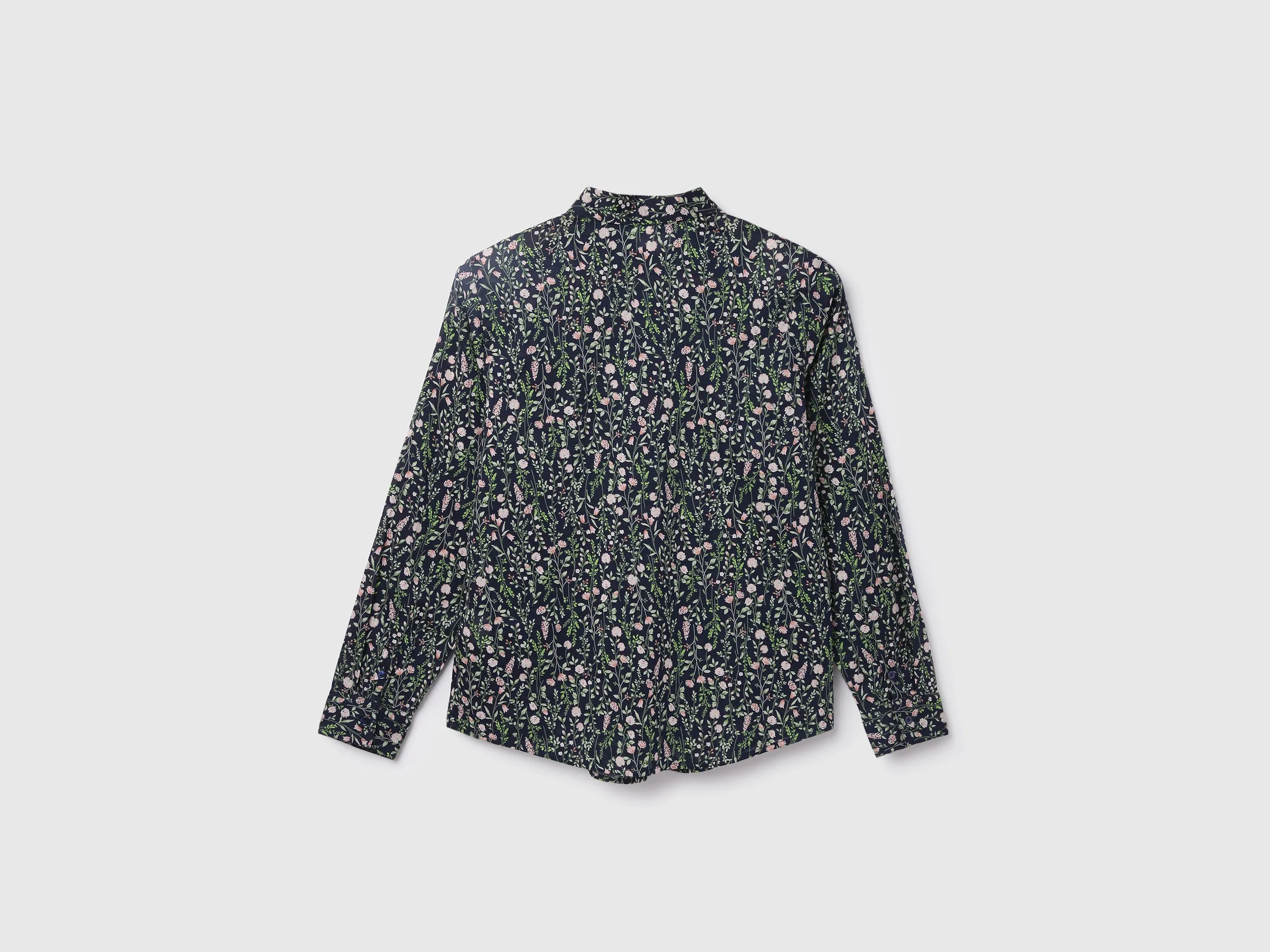 Cotton Printed Spread Collar Women Shirts