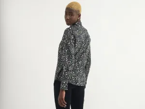 Cotton Printed Spread Collar Women Shirts
