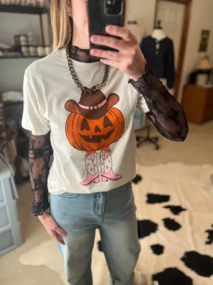 Cowgirl Pumpkin Tee