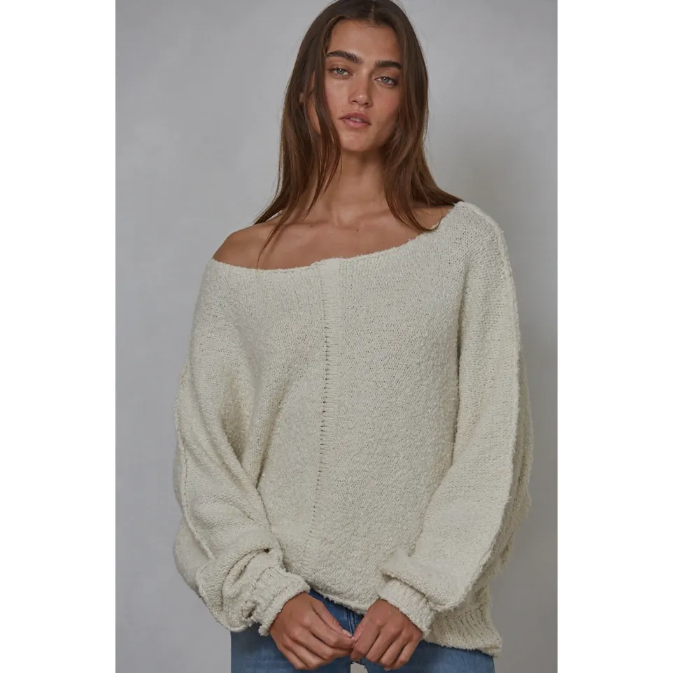 Cream Haze Sweater