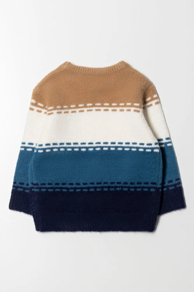 Crew Neck Jersey Navy