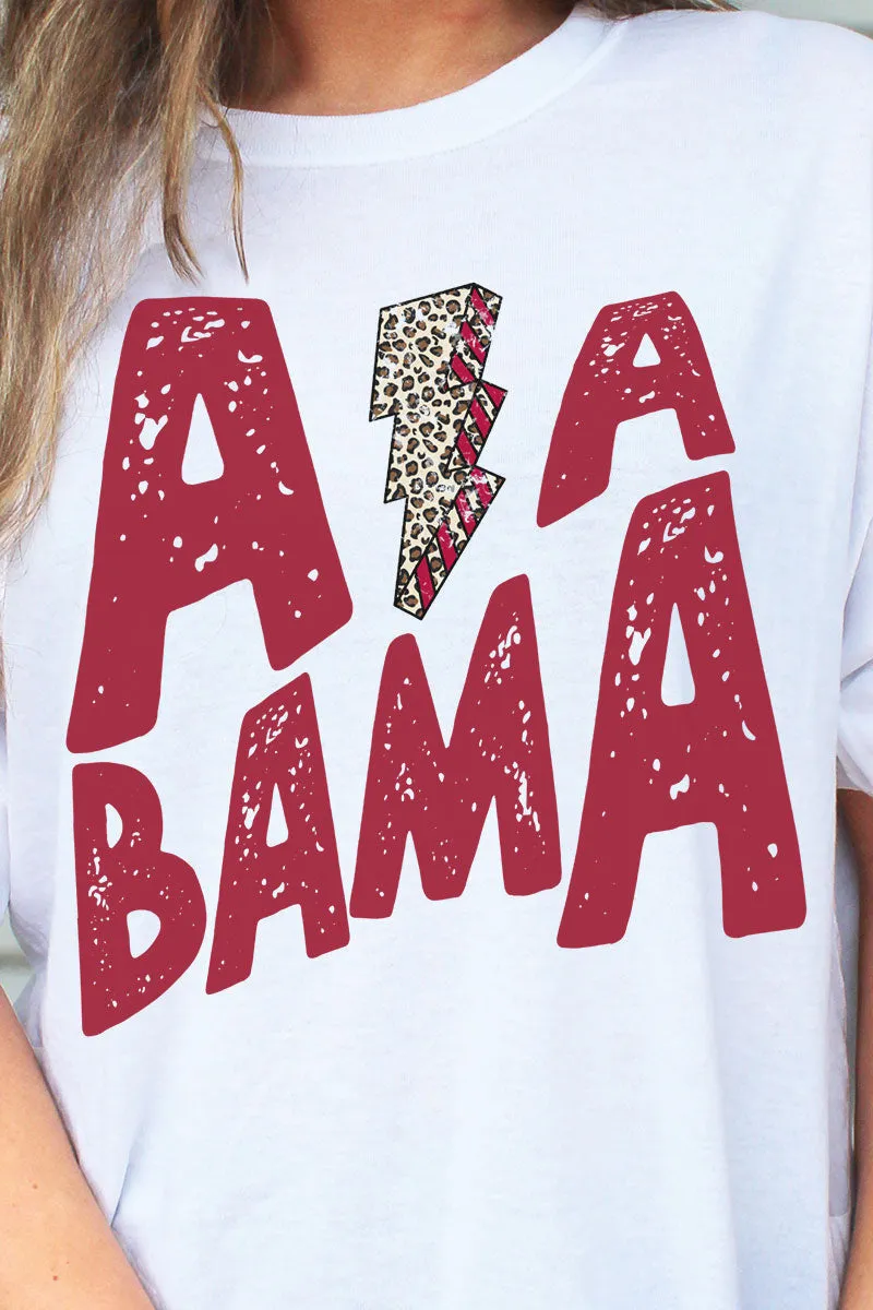 Crimson Alabama Bolt Unisex Blend Tee