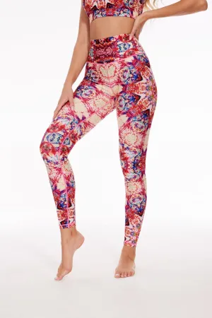 Crimson Mirage High-Rise Leggings