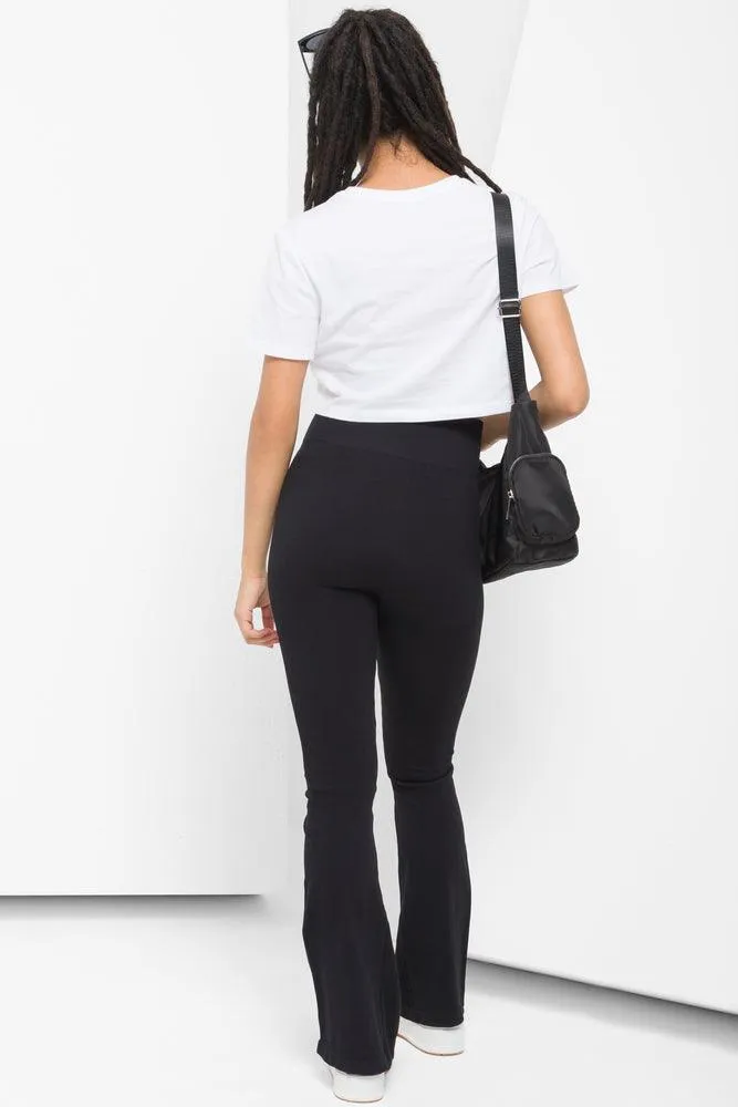 Cropped Short Sleeve T-Shirt White