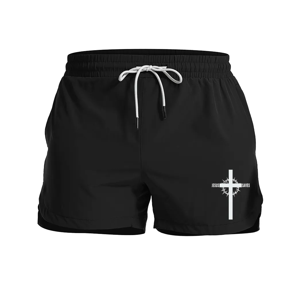 Cross Graphic Shorts