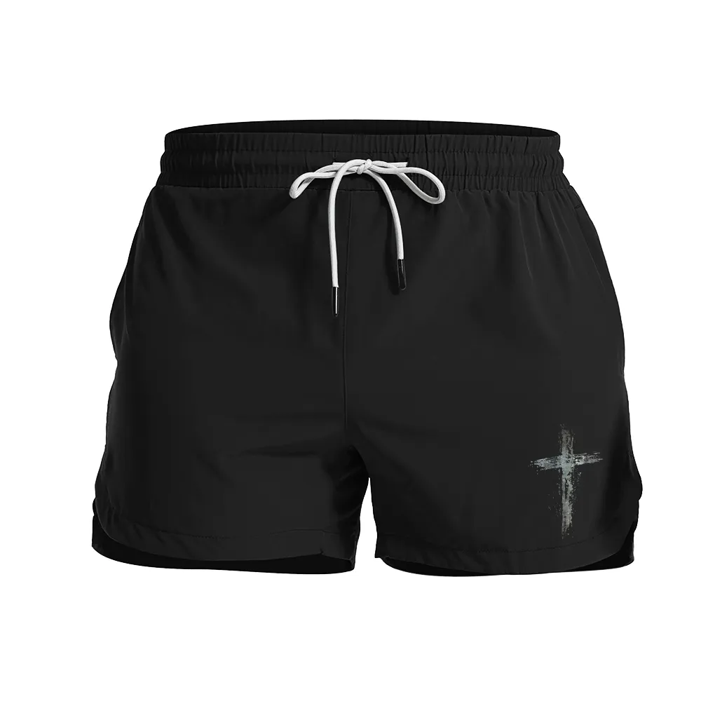 Cross Graphic Shorts
