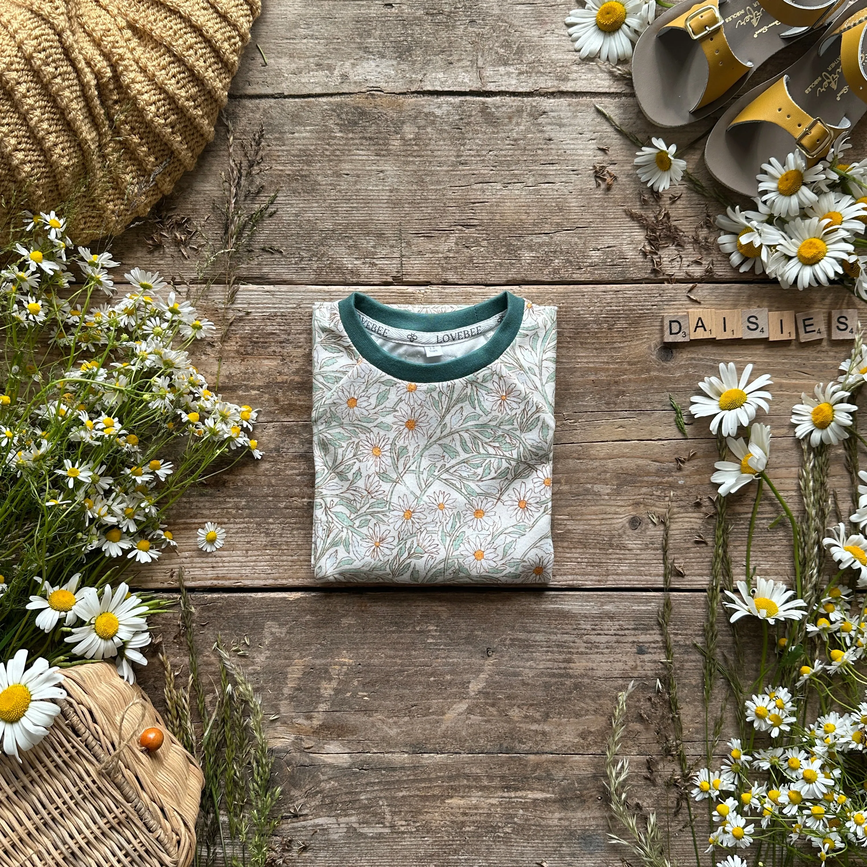 Daisies Short BeeJamas