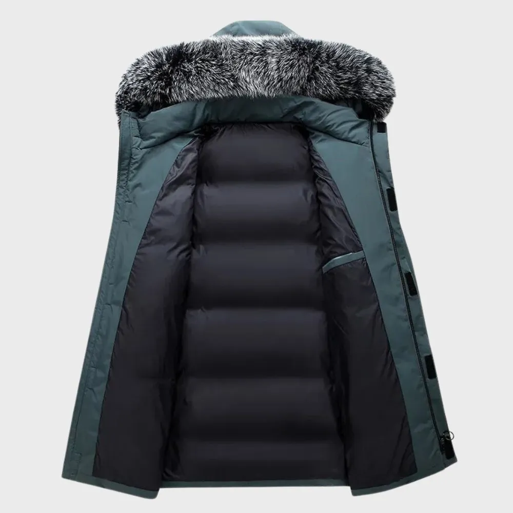 Daniel | Luxurious Winter Coat for Men with Fur Collar