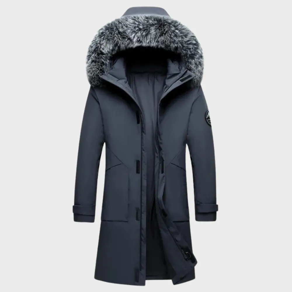 Daniel | Luxurious Winter Coat for Men with Fur Collar