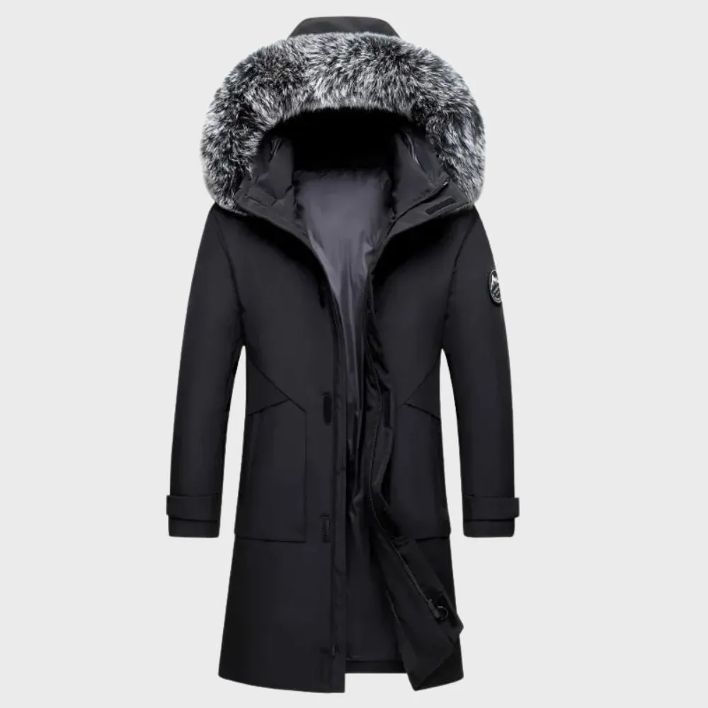 Daniel | Luxurious Winter Coat for Men with Fur Collar