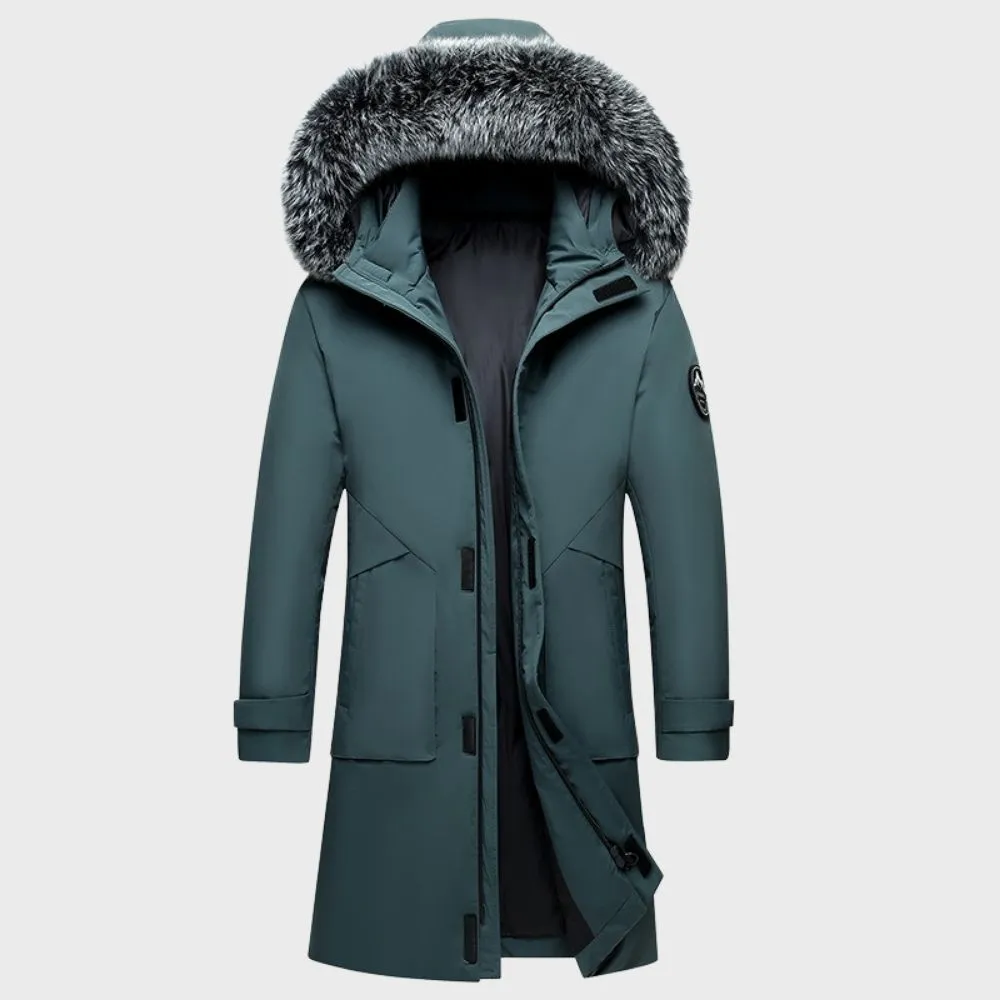 Daniel | Luxurious Winter Coat for Men with Fur Collar