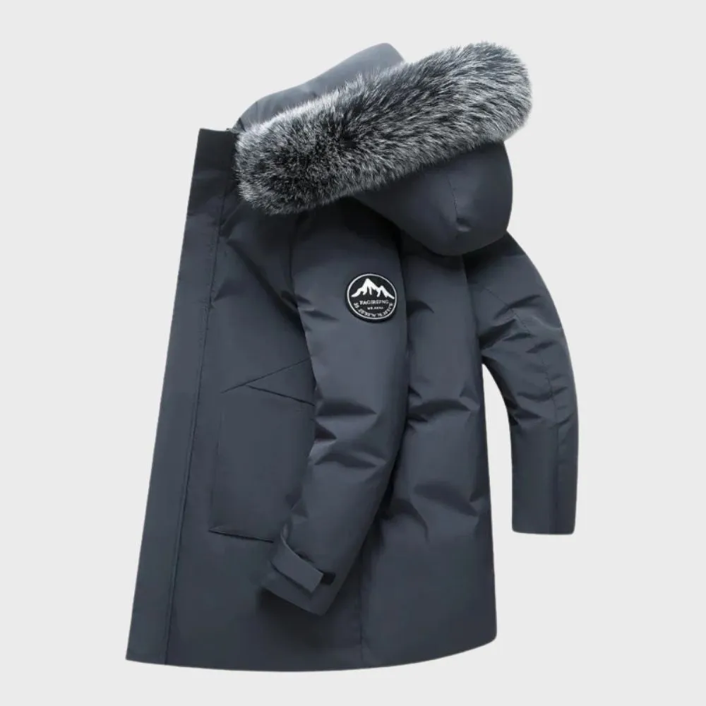 Daniel | Luxurious Winter Coat for Men with Fur Collar