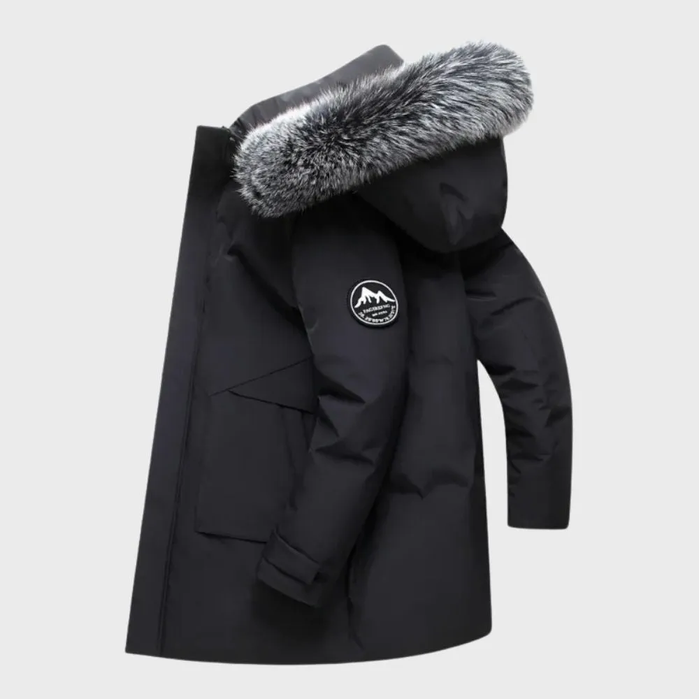 Daniel | Luxurious Winter Coat for Men with Fur Collar
