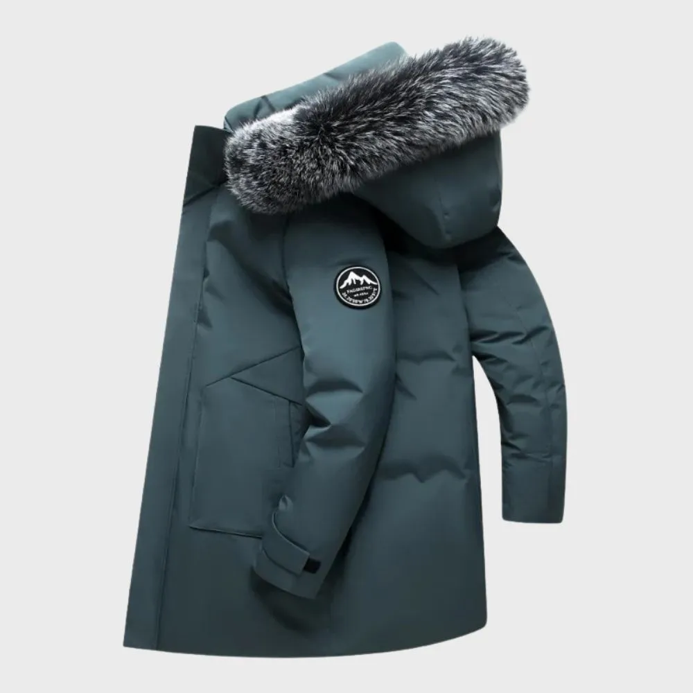 Daniel | Luxurious Winter Coat for Men with Fur Collar