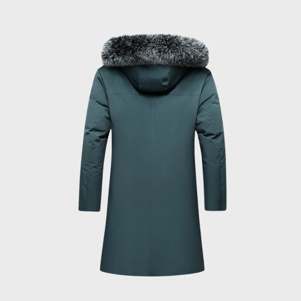 Daniel | Luxurious Winter Coat for Men with Fur Collar