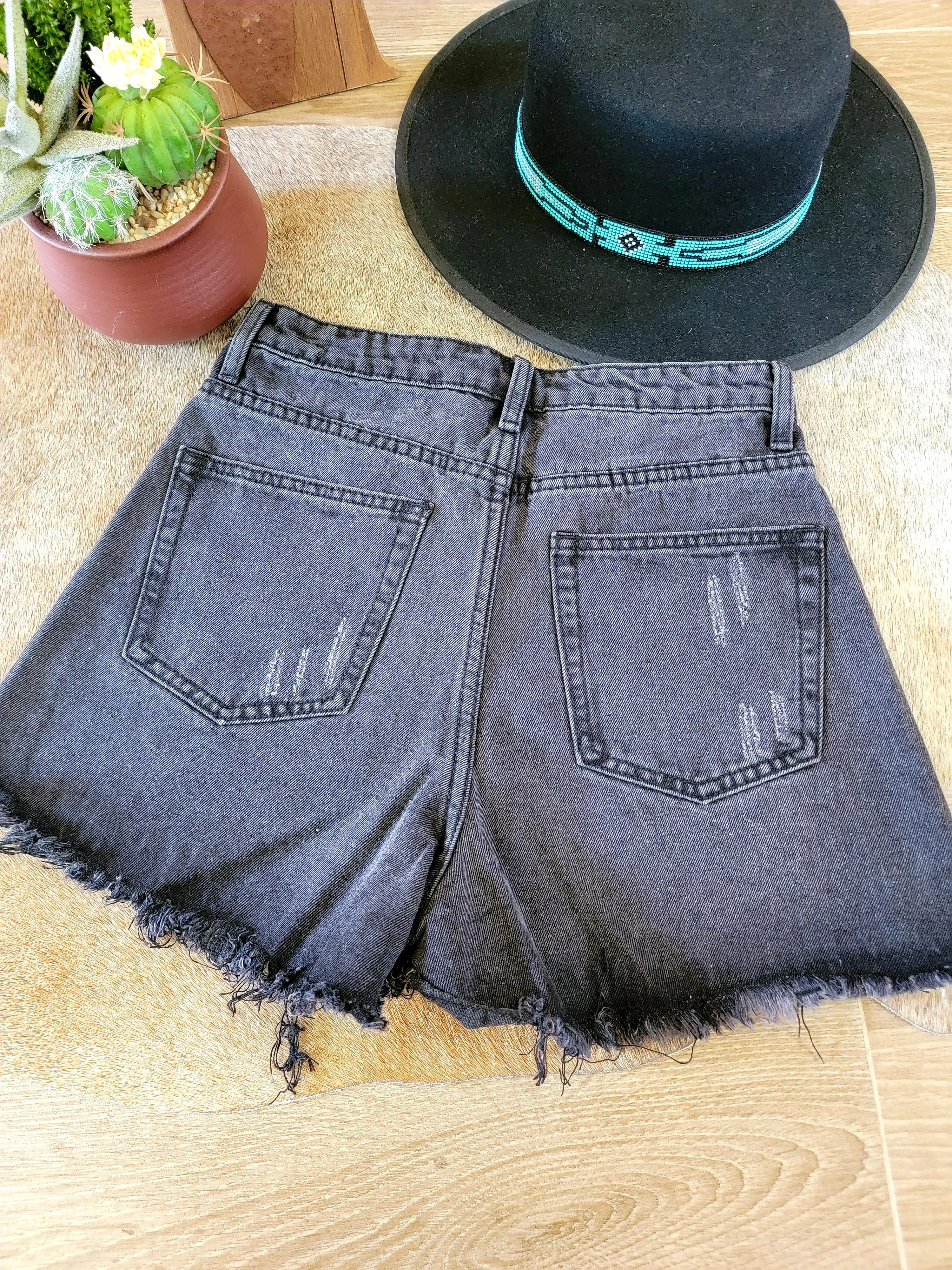 Dark Denim Darlin Shorts